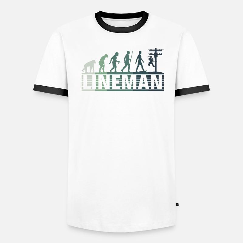 Rétro Electricienne Evolution - T-shirt contrasté Homme