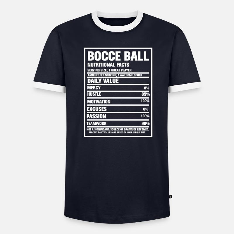 Bocce Ball Bocce Player - Men's Ringer Shirt - undefined