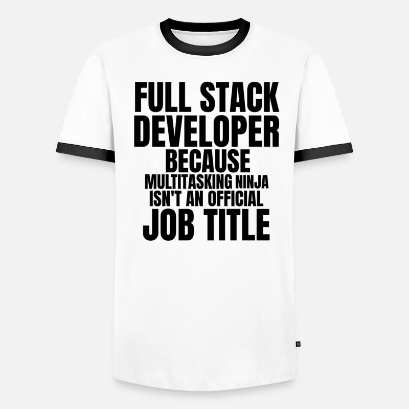Computer Scientist Software Developer Men's Ringer Shirt