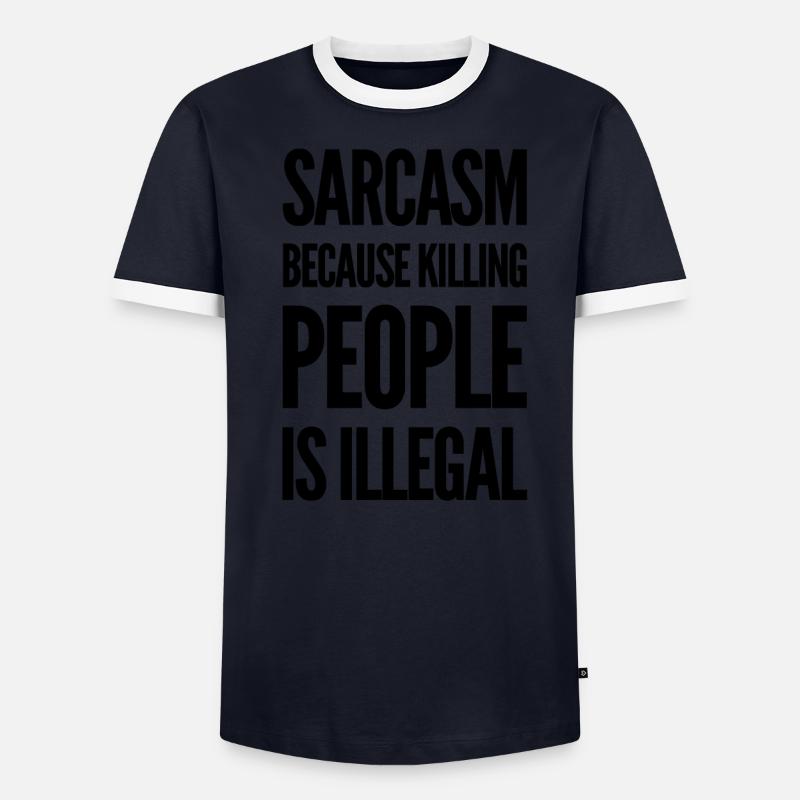 Sarcasm Men's Ringer Shirt