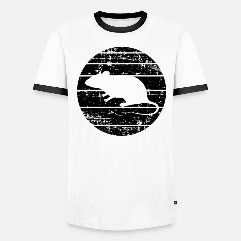 Rat T-shirt contrasté Homme