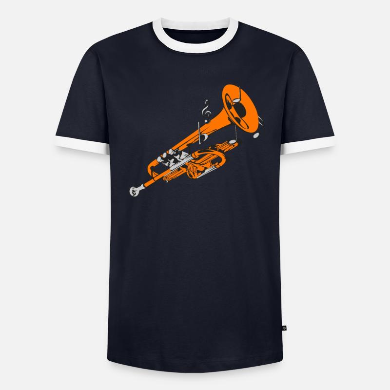 instruments à vent T-shirt contrasté Homme