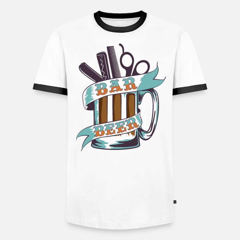 Bière Barber T-shirt contrasté Homme