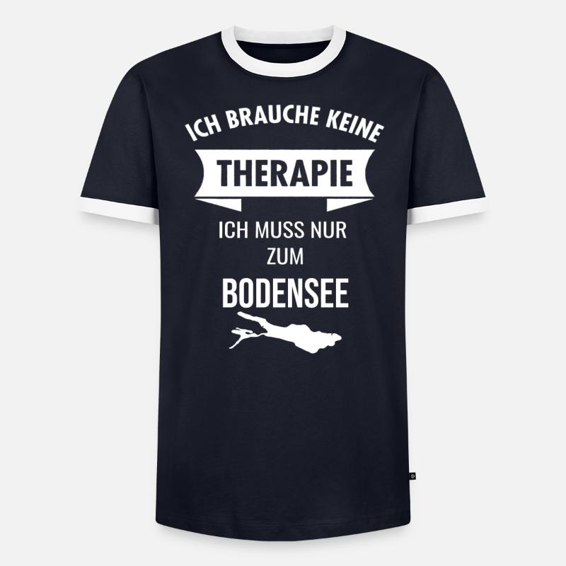 Bodensee Urlaub Bodenseeregion Idee - Männer Kontrast-T-Shirt - undefined