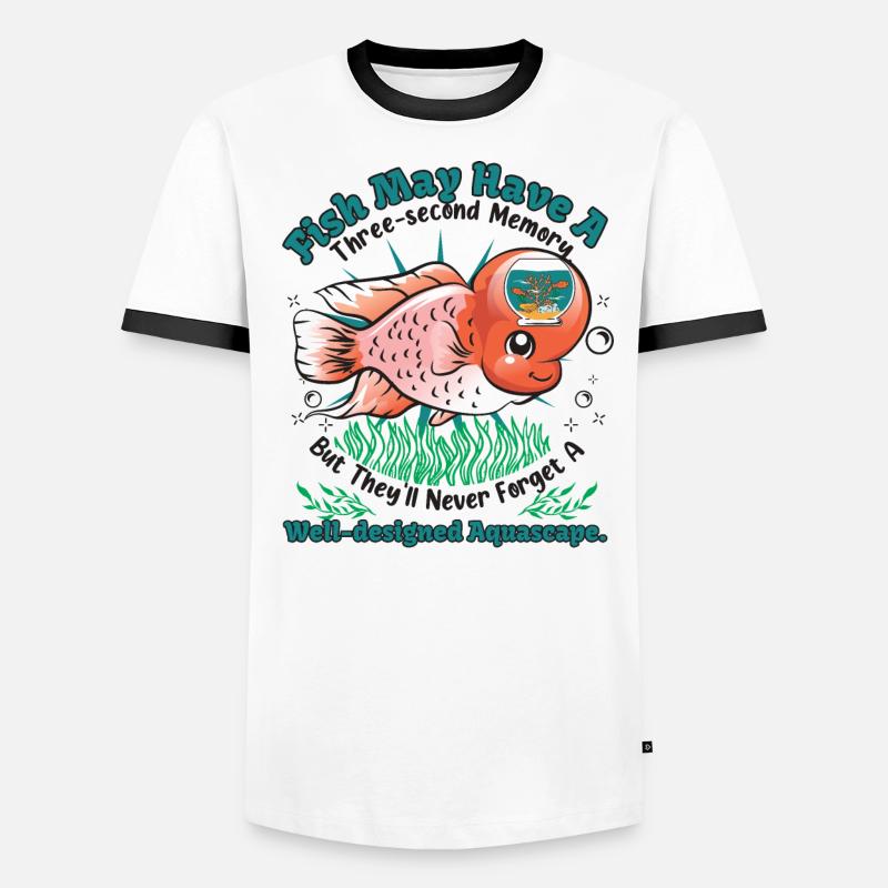 Fish may have a three-second memory Men's Ringer Shirt