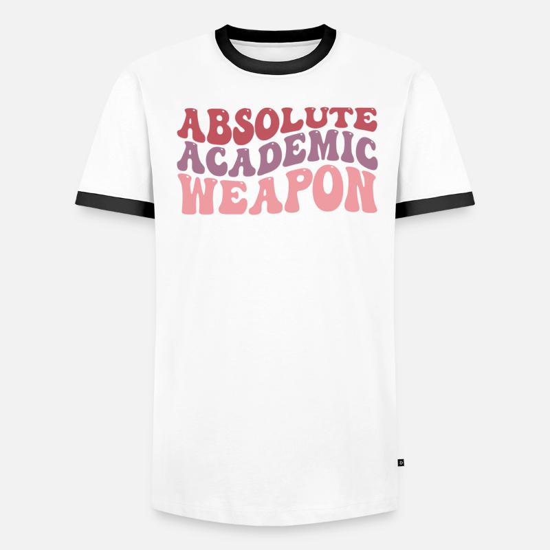 Student Absolute Academic Weapon Men's Ringer Shirt