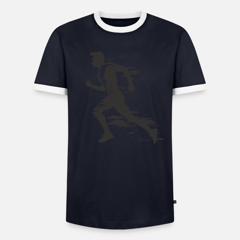 Sprinter Colorsplash Sprintender Sprint Männer Kontrast-T-Shirt