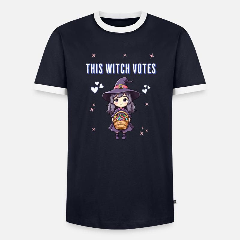 This witch votes Men's Ringer Shirt