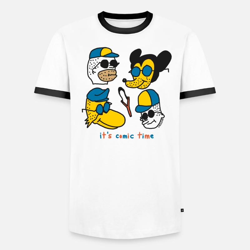 It's Comic Time Men's Ringer Shirt
