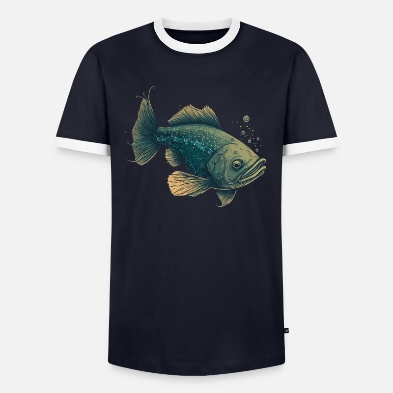 Funny Fish Men's Ringer Shirt