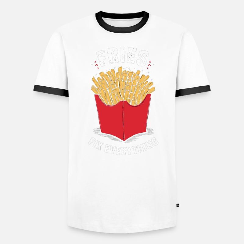 Fries Fix Everything Men's Ringer Shirt