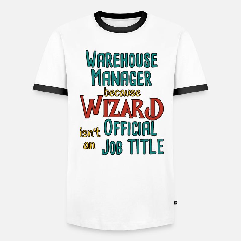 Warehouse Manager Wizard Männer Kontrast-T-Shirt