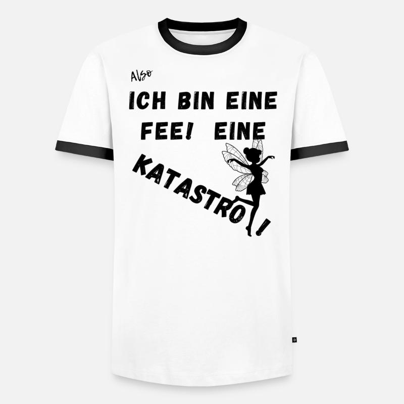 Also Ich bin eine Fee. Eine Katastrofee. Männer Kontrast-T-Shirt