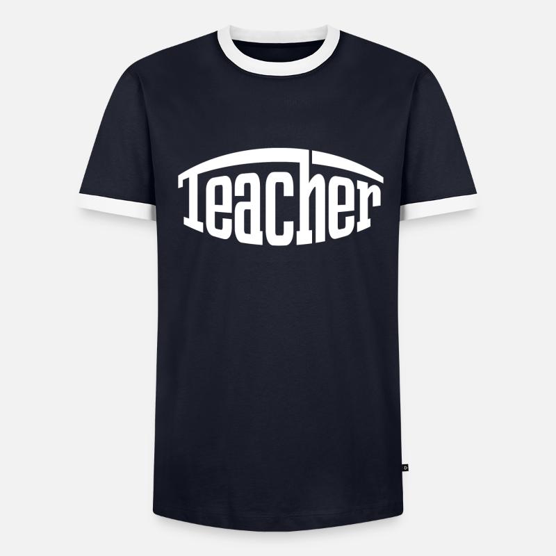 Enseignant enseignant enseignant enseignement anglais T-shirt contrasté Homme