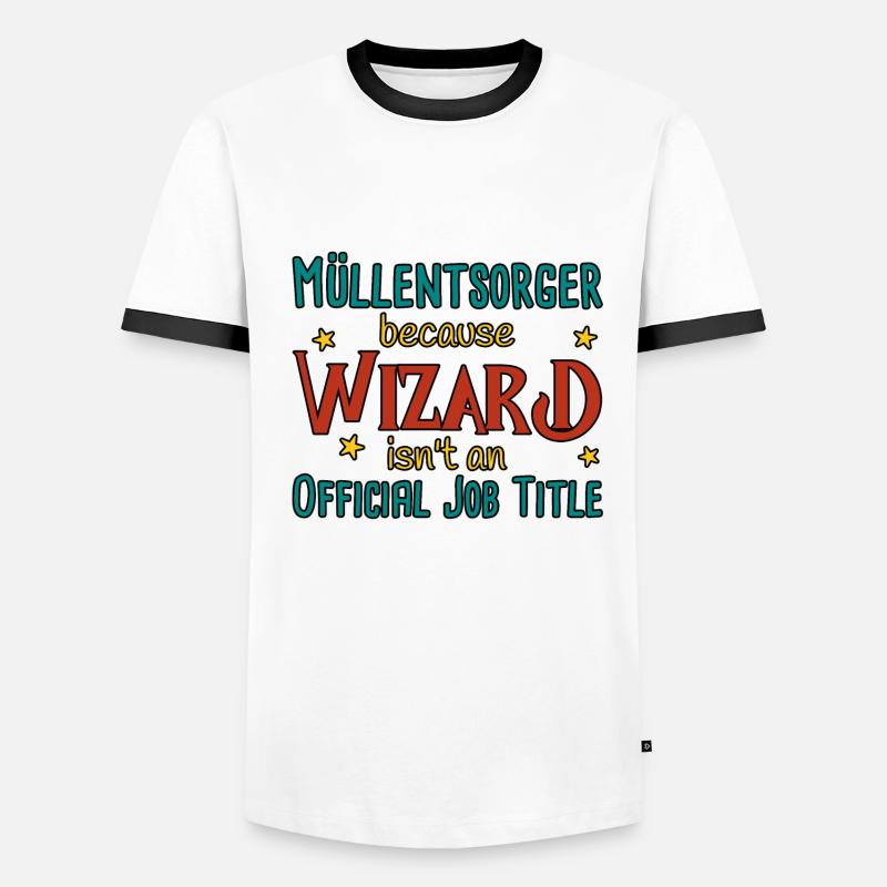 Assistant d’élimination des déchets T-shirt contrasté Homme