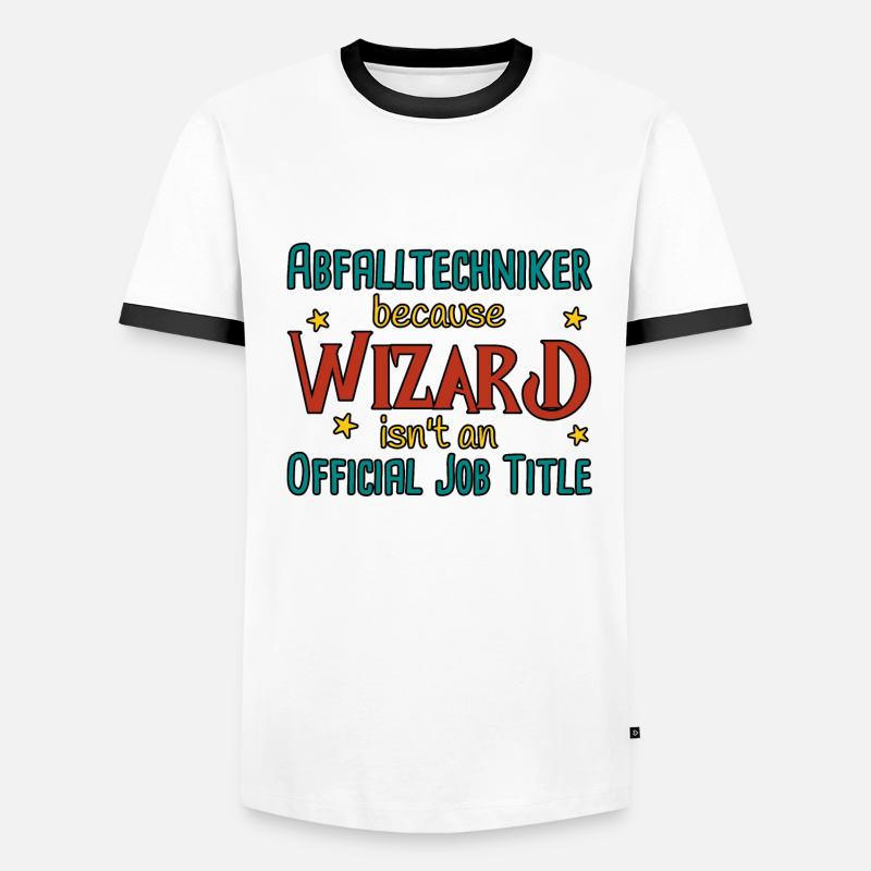 Assistant Technicien des déchets T-shirt contrasté Homme