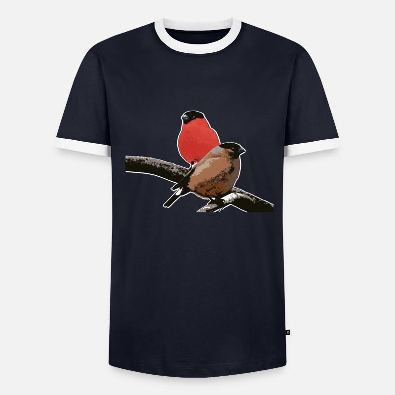 Dompfaffpaar T-shirt contrasté Homme
