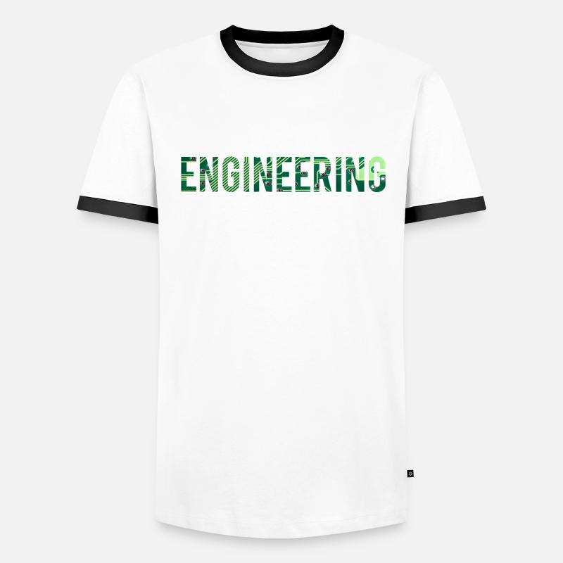Engineering Circuit Board Cool Engineer T-shirt Men's Ringer Shirt