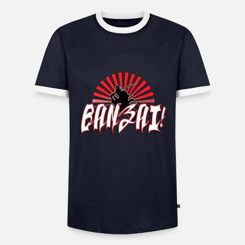 Banzai T-shirt contrasté Homme
