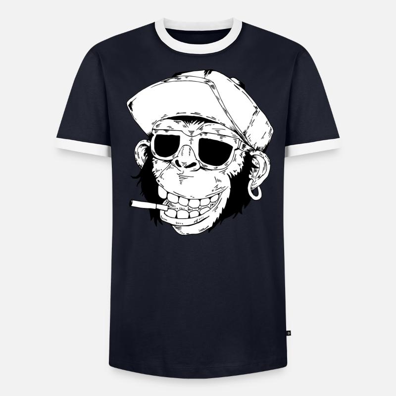Monkey Smoke Men's Ringer Shirt