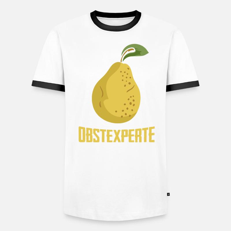 Obstexperte Geschenk Obstbauer Männer Kontrast-T-Shirt