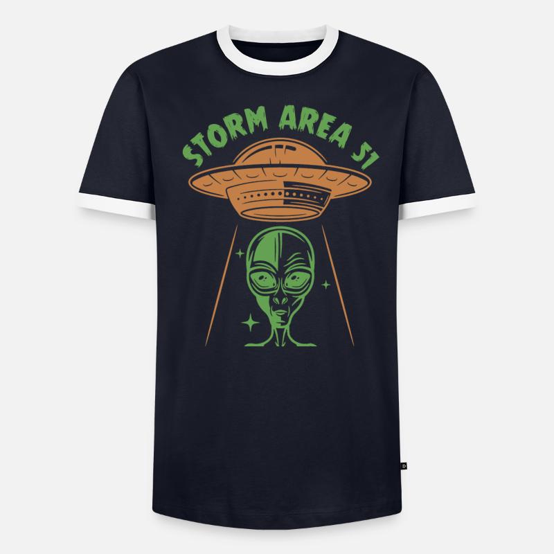 Zone de tempête 51 T-shirt contrasté Homme