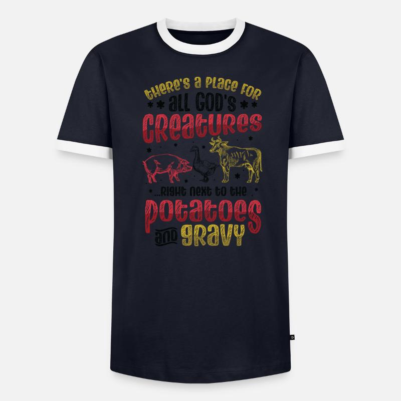 Créatures de Dieu T-shirt contrasté Homme