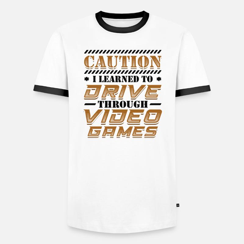 Caution, I have passed the driving test. Men's Ringer Shirt