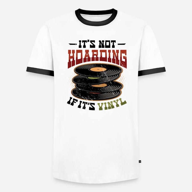 Pas d’accumulation s’il s’agit de vinyle T-shirt contrasté Homme