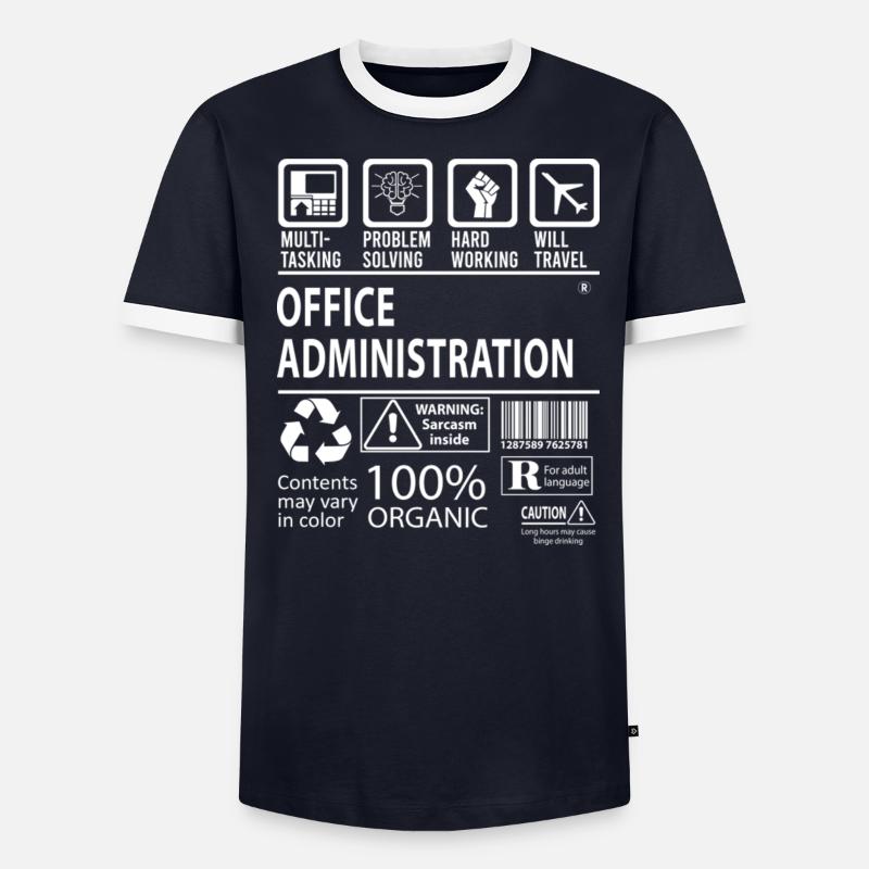 Administration Office Multitâche T-shirt contrasté Homme