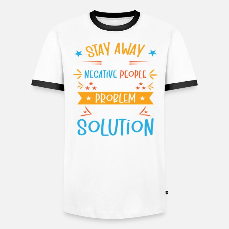Solution Critical Thinkers Positive Motivation Men's Ringer Shirt