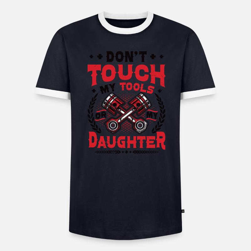 Ne touchez pas à mes outils T-shirt contrasté Homme