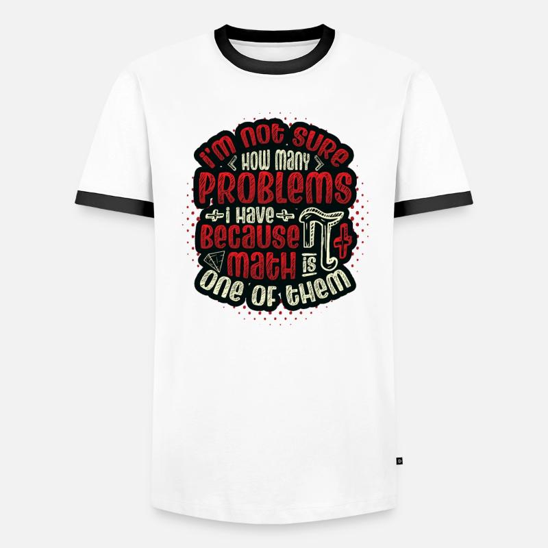 Les anti-maths, Drôle de maths T-shirt contrasté Homme