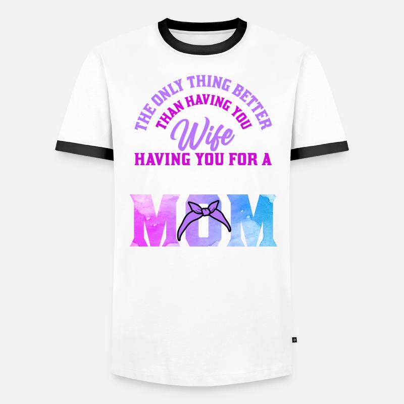 Stiefmutter Muttertag Stiefmama Mutter Männer Kontrast-T-Shirt