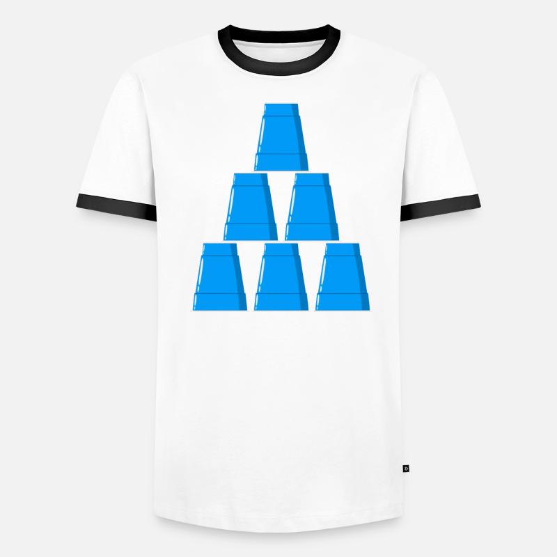 Cup Stacing Stackaholic Sport Stacking Men's Ringer Shirt