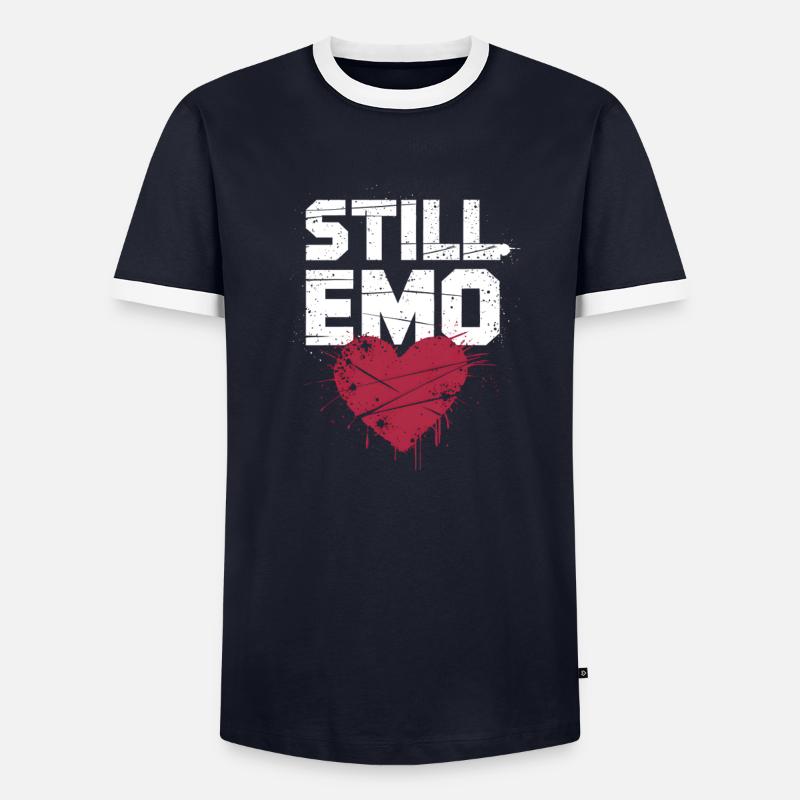 Still Emo! Emo Goth Alternative - Männer Kontrast-T-Shirt - undefined