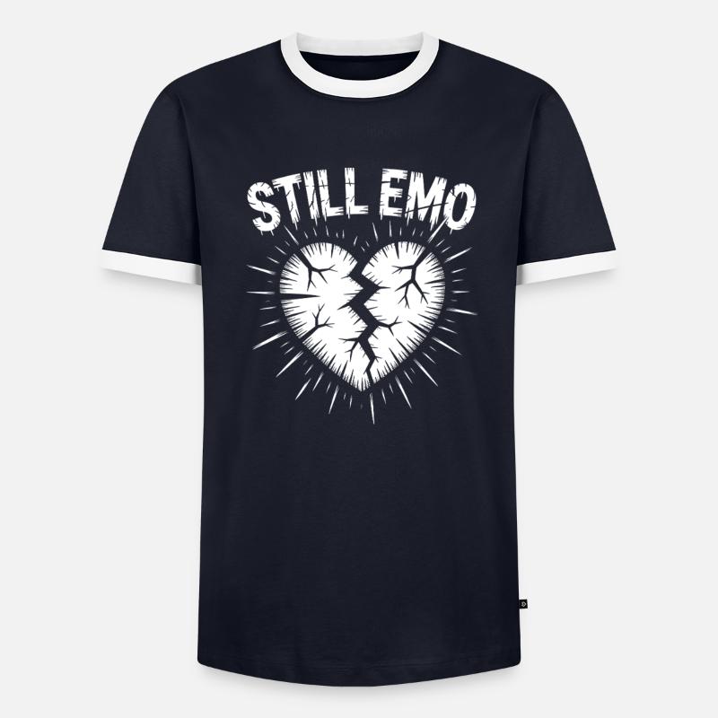 Still emo! Goth Emo Alternative Aesthetic Men's Ringer Shirt