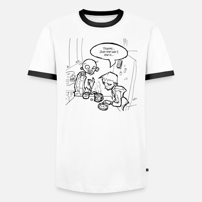 Necromania; Breakfast is served Men's Ringer Shirt