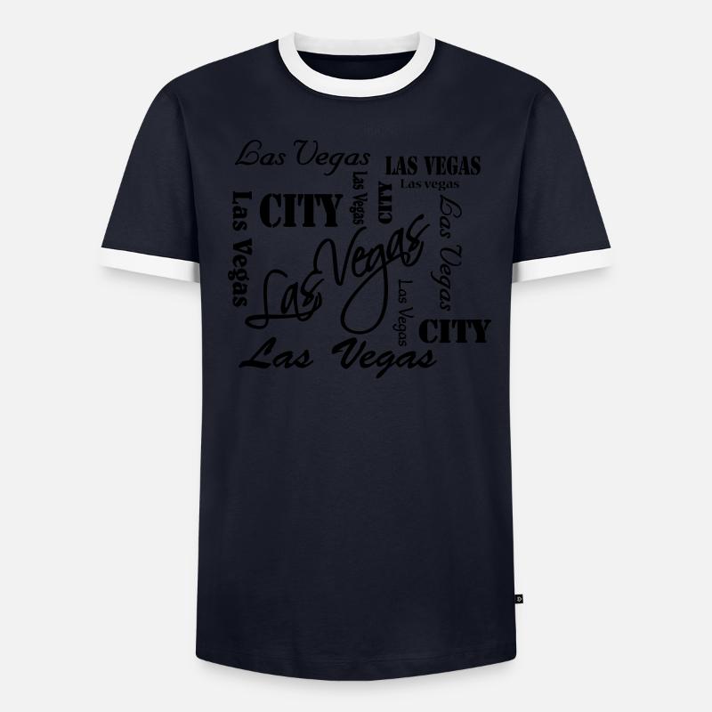 Las Vegas T-shirt contrasté Homme