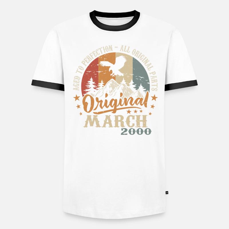 Mars 2000 Jubilé 2000 Légendes Mars 2000 T-shirt contrasté Homme