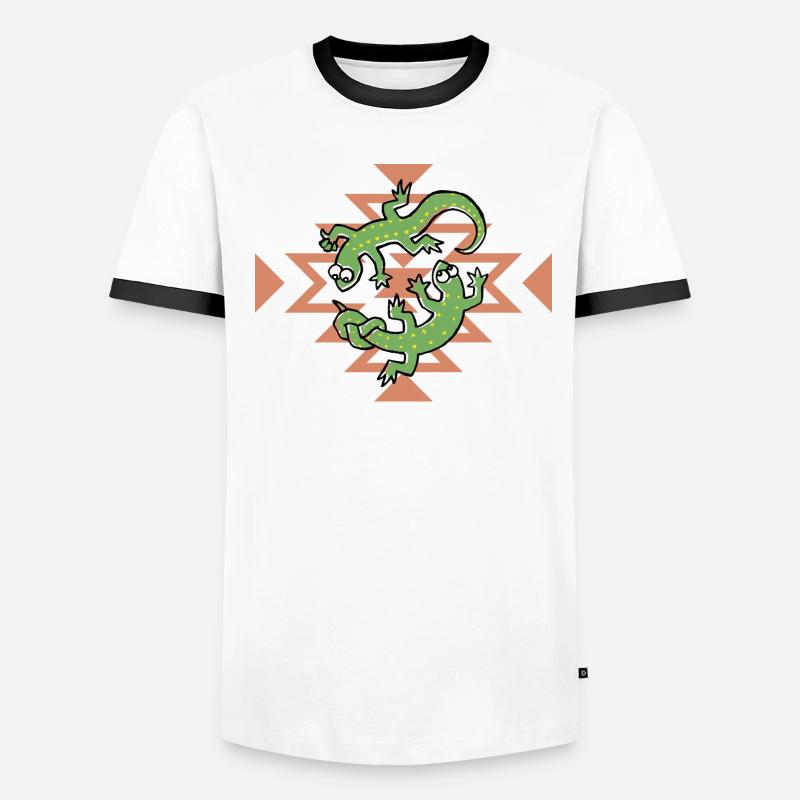 Climbing, Lizard Men's Ringer Shirt