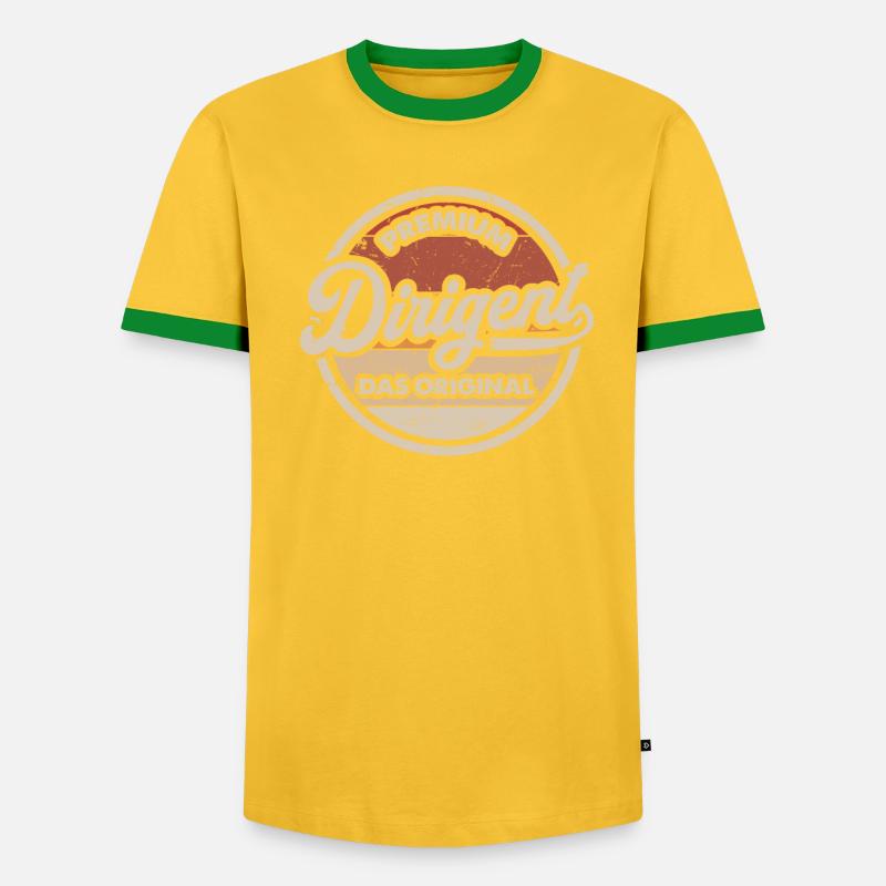 Dirigent Original Lustiges Dirigenten - Männer Kontrast-T-Shirt - undefined