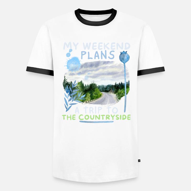 Weekend Car Excursion, Camping, Shore Excursion Men's Ringer Shirt