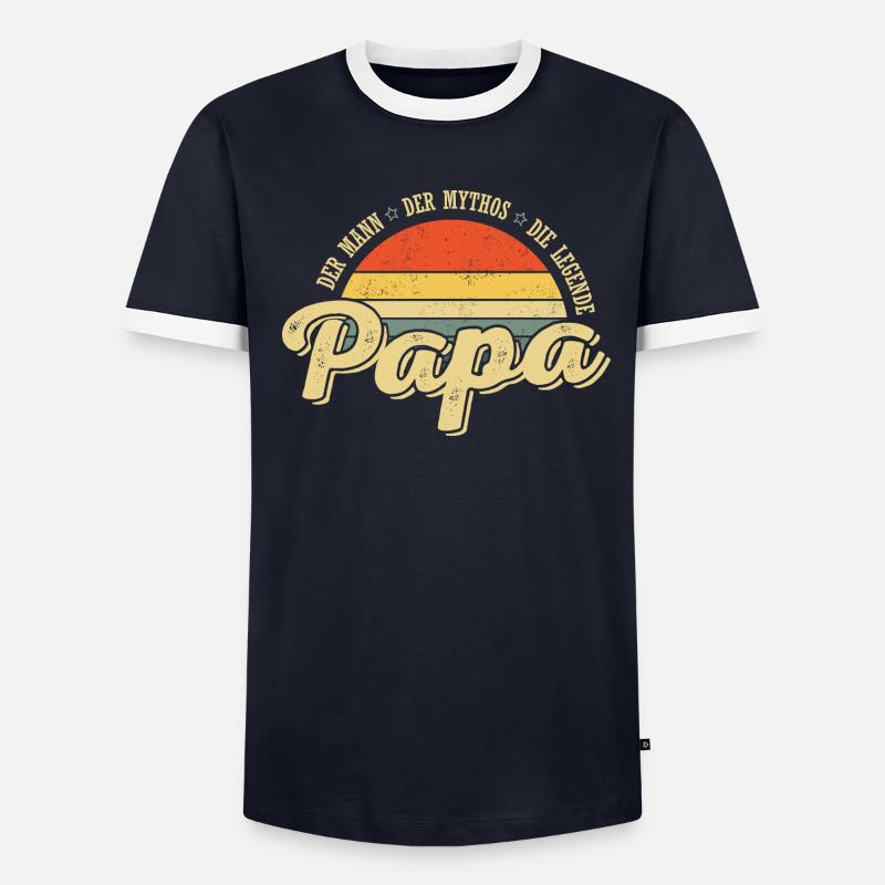 Superdaddy - Männer Kontrast-T-Shirt - undefined