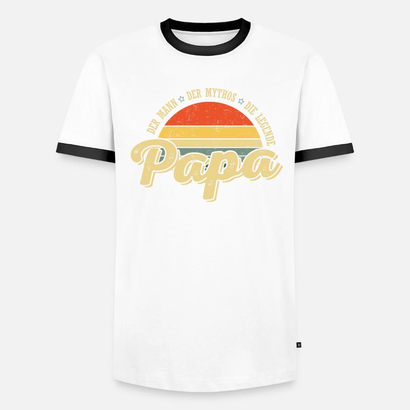 Superdaddy Männer Kontrast-T-Shirt