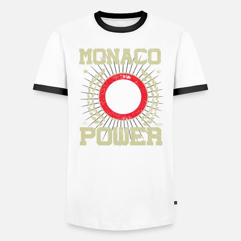 Cool Monaco, Design T-shirt contrasté Homme