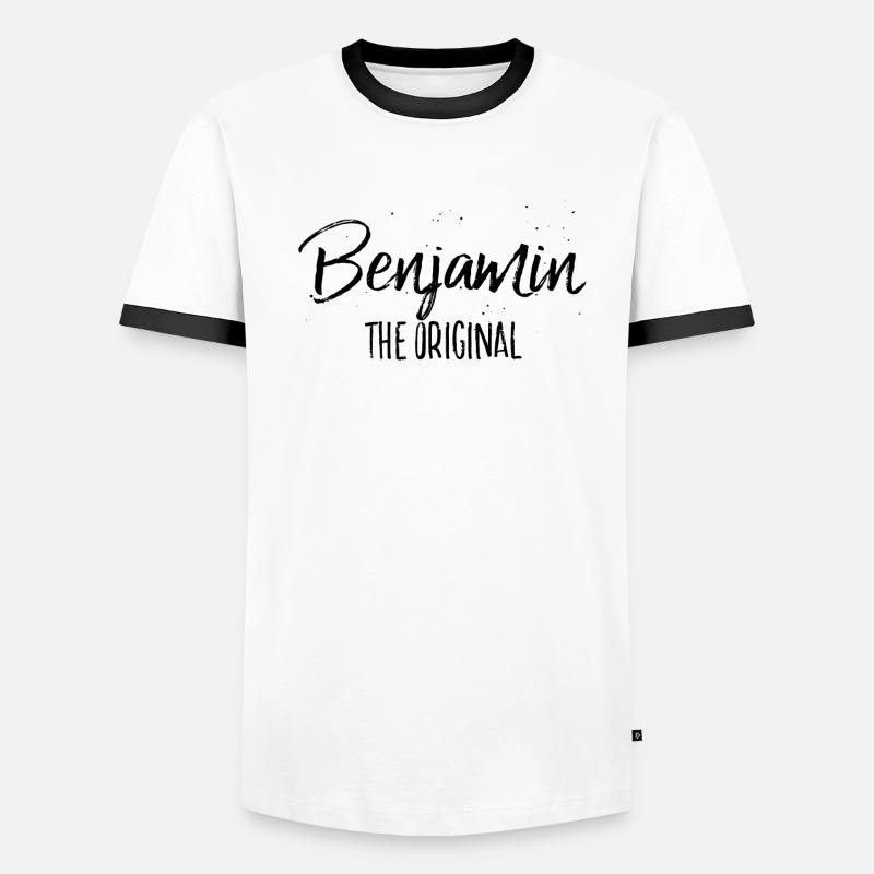 Benjamin Männer Kontrast-T-Shirt