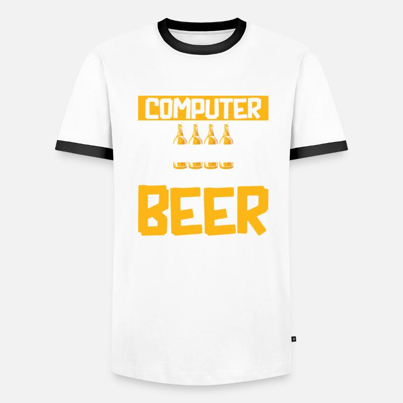 Will Fix Computer Beer Programmierer IT Support Männer Kontrast-T-Shirt