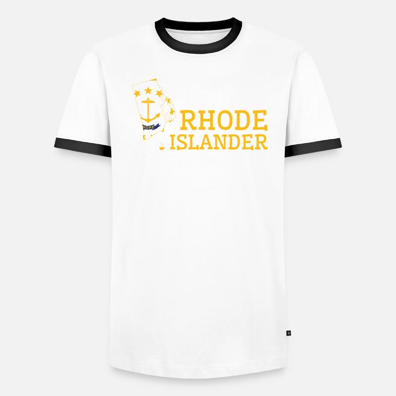 Nichts macht mir Angst Rhode Islander Ehemann Männer Kontrast-T-Shirt
