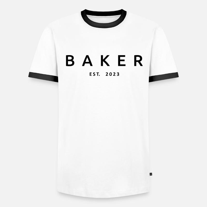 Baker Est. 2023 Absolvent Konditorei Backen Student Männer Kontrast-T-Shirt